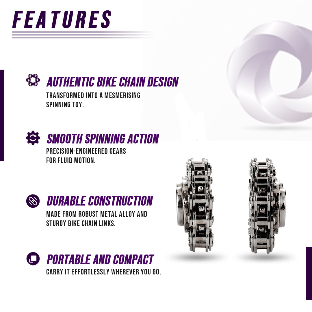 Bike Chain Gear Spinner from eterus