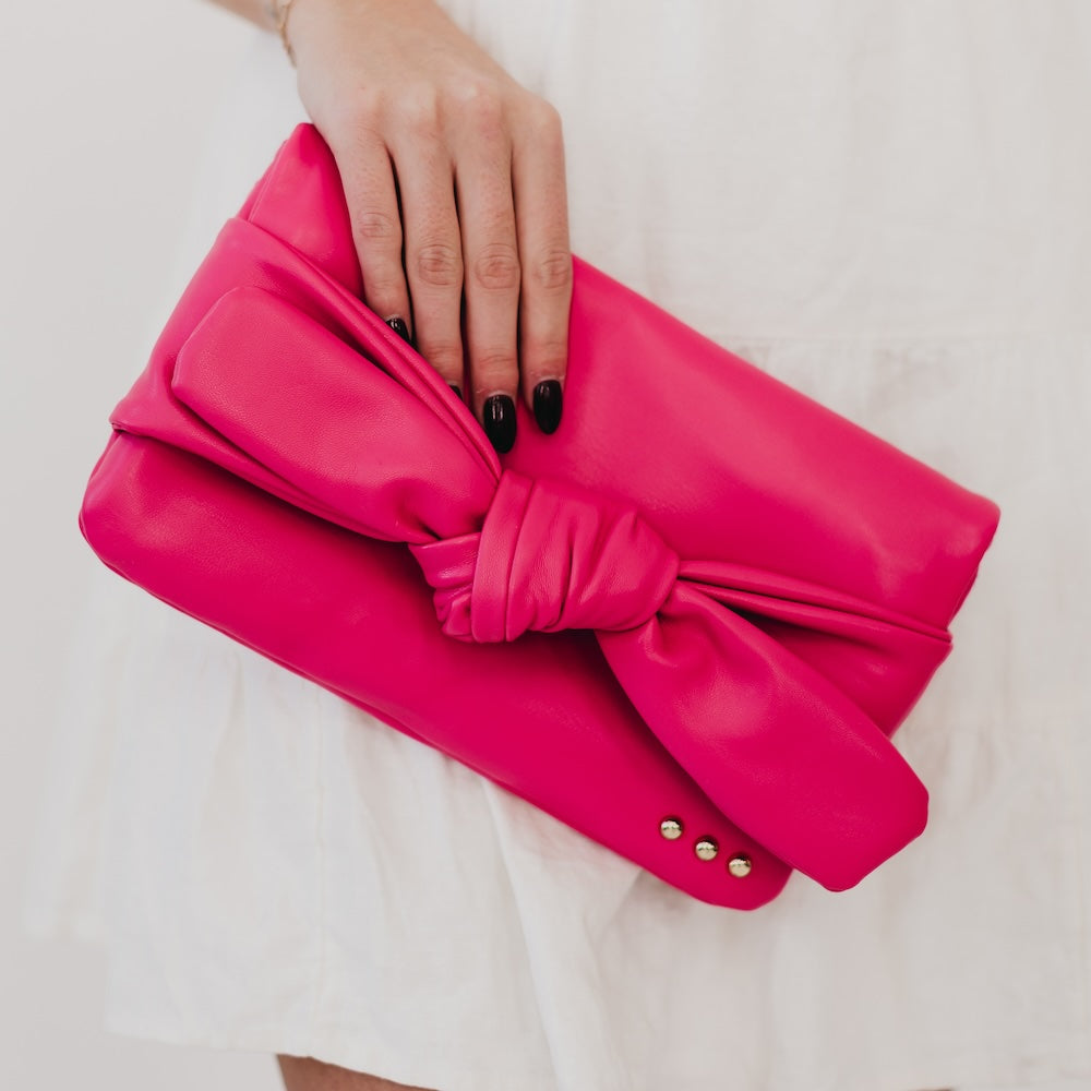 Billie Bow Clutch Crossbody Bag from Pretty Simple