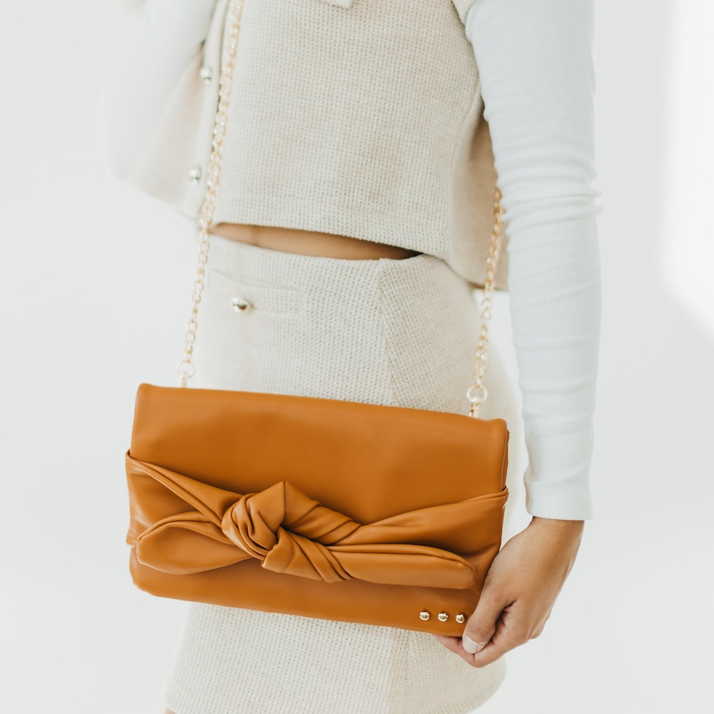 Billie Bow Clutch Crossbody Bag from Pretty Simple