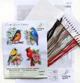 Birds 118CS Counted Cross-Stitch Kit From Wizardi