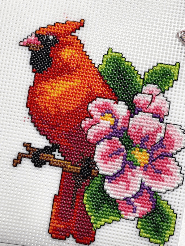 Birds 118CS Counted Cross-Stitch Kit From Wizardi