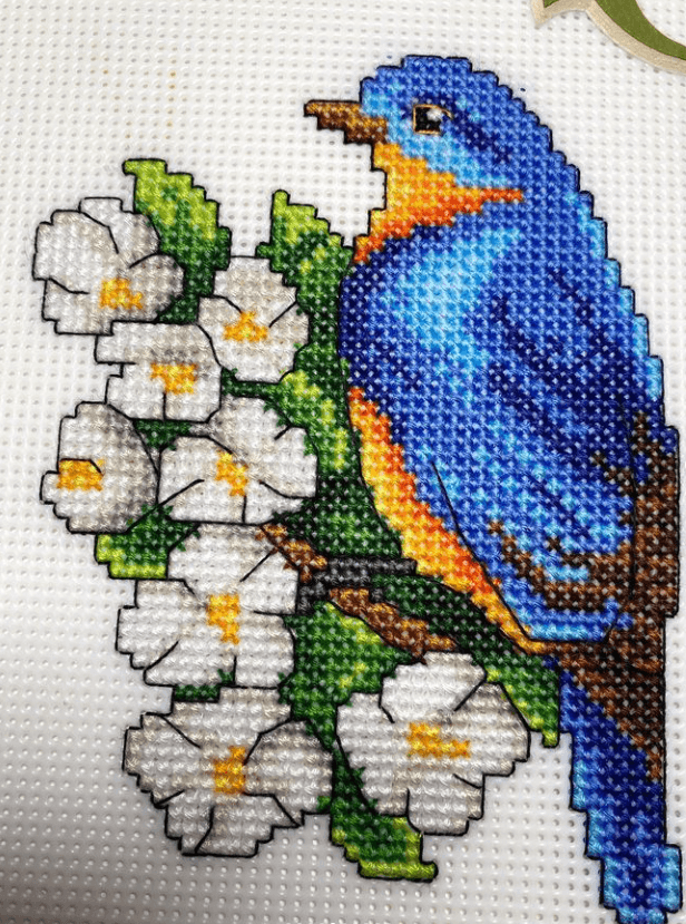Birds 118CS Counted Cross-Stitch Kit From Wizardi