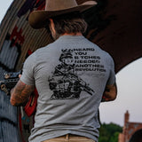 George Washington: Heard You B*tches Needed Another Revolution Men's T-Shirt From Combat Iron Apparel