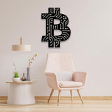 Bitcoin, Crypto Coin Wall Art from VITAHOME DESIGN LLC