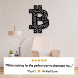 Bitcoin, Crypto Coin Wall Art from VITAHOME DESIGN LLC