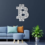 Bitcoin, Crypto Coin Wall Art from VITAHOME DESIGN LLC