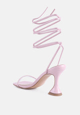 Biten Berry Spool Heel Lace Up Sandals from London Rag International