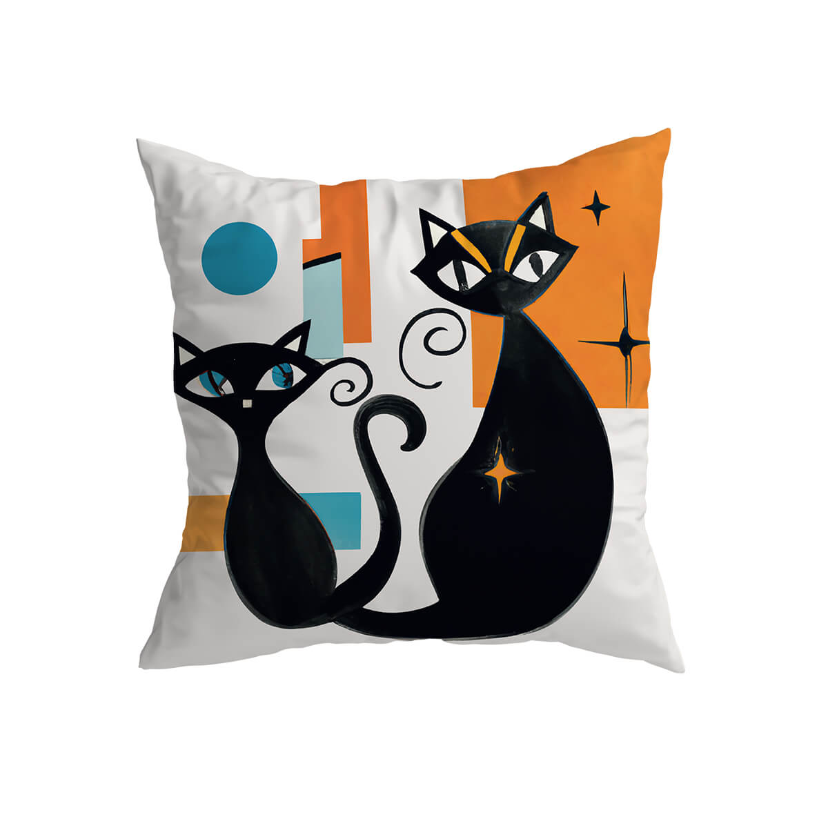 Astronomic Cats Cushion Cover from Moderny