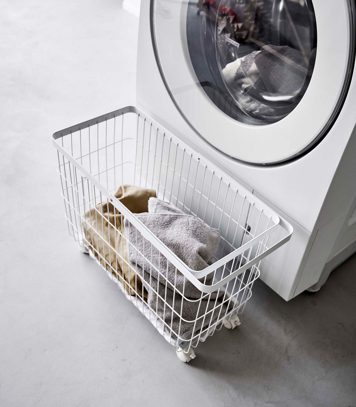 Rolling Wire Basket (14.8" H)  - Steel from Yamazaki Home