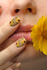 Sunflower Watercolor | Soft & Durable Press-On Nails from Bonmuz