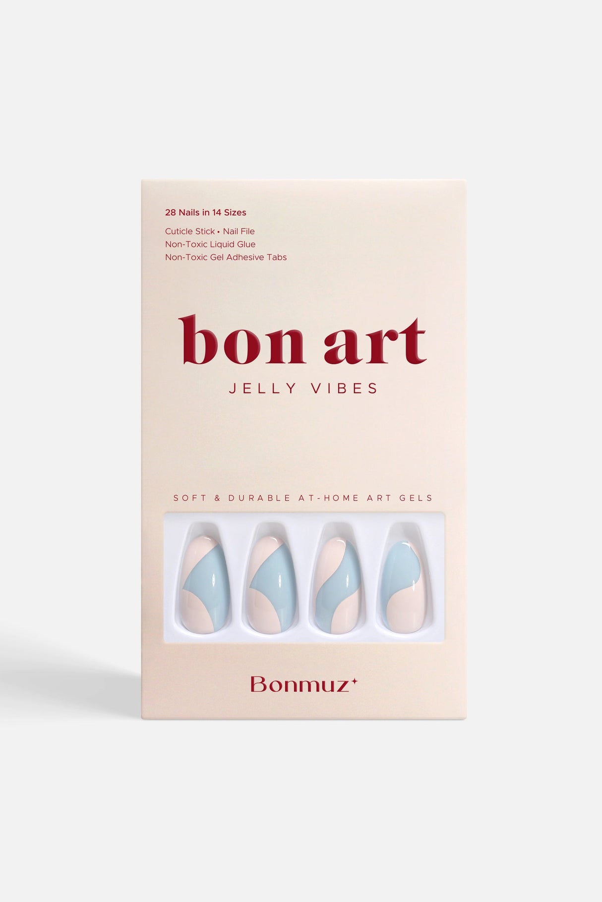 Sweet Cream | Soft & Durable Press-On Nails from Bonmuz