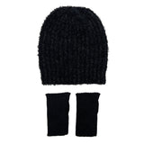Black Loop Knit Alpaca Beanie from SLATE + SALT