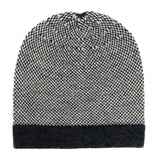 Midnight Interwoven Alpaca Beanie from SLATE + SALT