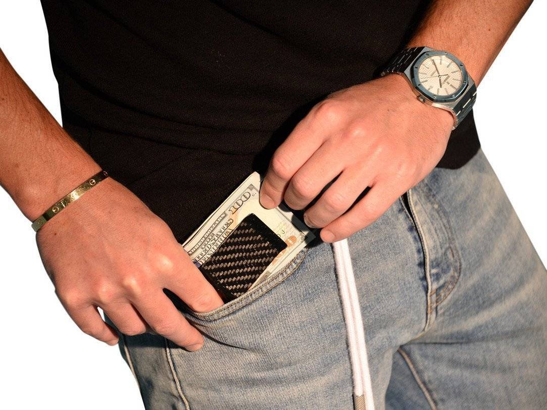 Real Carbon Fiber Money Clip from Simply Carbon Fiber