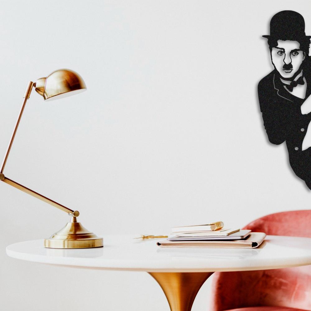 Metal Charlie Chaplin Wall Art from VITAHOME DESIGN LLC