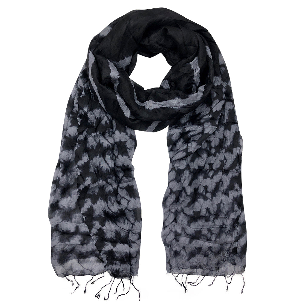 Tie Dye Khmer Silk Scarf from SLATE + SALT