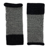 Midnight Interwoven Alpaca Gloves from SLATE + SALT