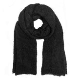 Black Ultra Plush Alpaca Scarf from SLATE + SALT