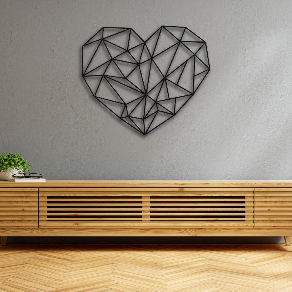 Metal Geometric Heart Wall Art from VITAHOME DESIGN LLC