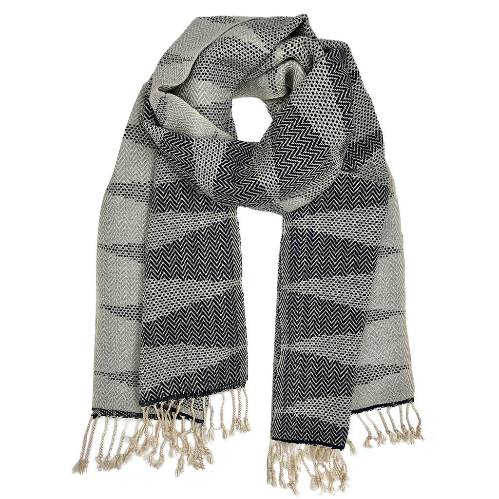 Cambodia Chevron Tapestry Scarf from SLATE + SALT