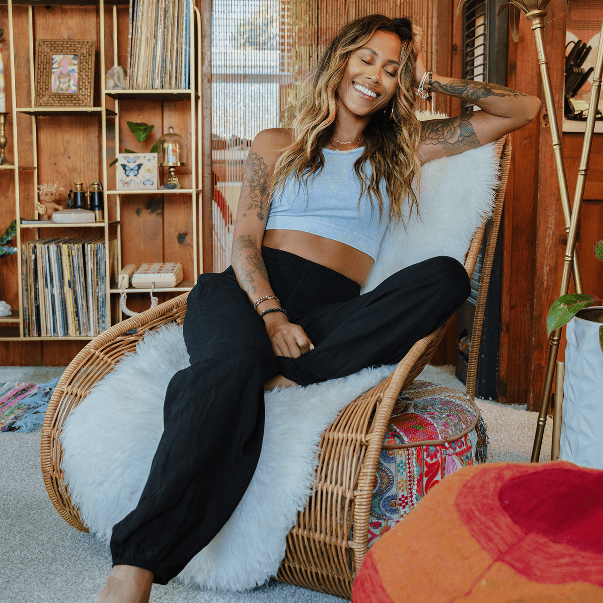 Black Harem Pants From LotusAndLuna