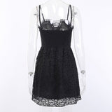 Black Lace Gothic Dress From Kawaii Stop
