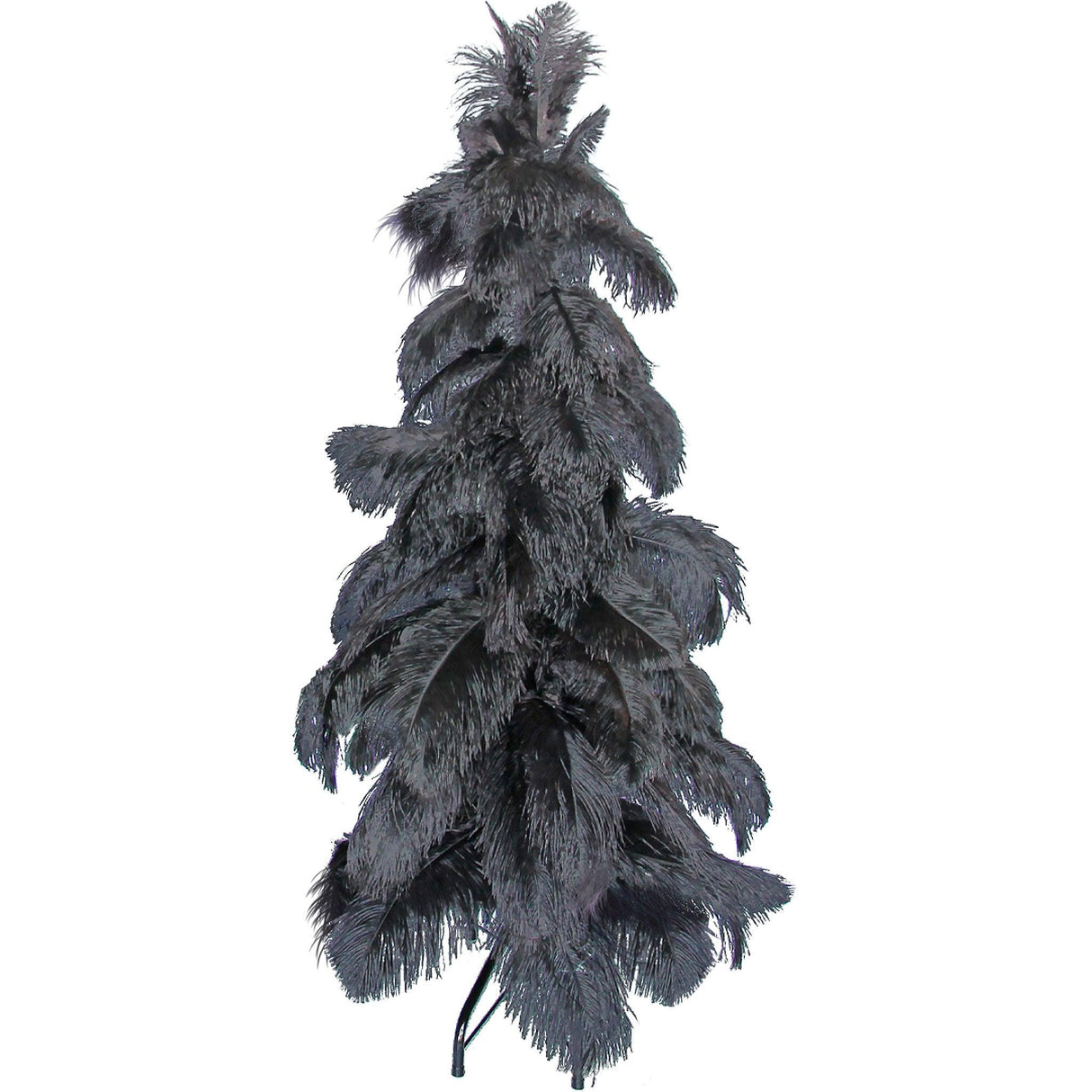 Black Ostrich Feather Tree from Lee Display
