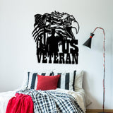 US Veteran Independence Day Gift Metal Wall Art from VITAHOME DESIGN LLC