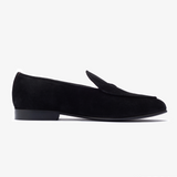 Men's Black Suede Milano Loafer from Del Toro Shoes