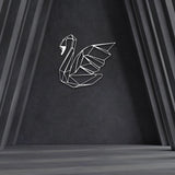 Black Swan Metal Wall Art from VITAHOME DESIGN LLC