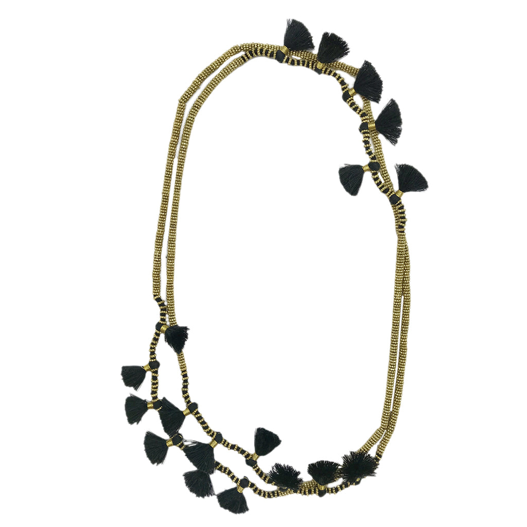 Krisha Tassel Necklace from SLATE + SALT
