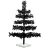 Black Tinsel Christmas Tree from Lee Display