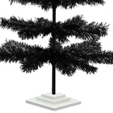 Black Tinsel Christmas Tree from Lee Display