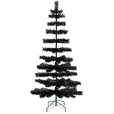 Black Tinsel Christmas Tree from Lee Display