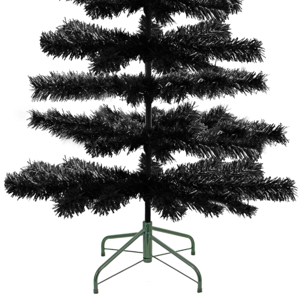 Black Tinsel Christmas Tree from Lee Display