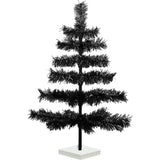 Black Tinsel Christmas Tree from Lee Display