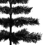 Black Tinsel Christmas Tree from Lee Display