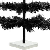 Black Tinsel Christmas Tree from Lee Display