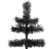 Black Tinsel Christmas Tree from Lee Display