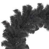 Black Tinsel Christmas Wreaths from Lee Display