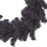 Black Tinsel Christmas Wreaths from Lee Display