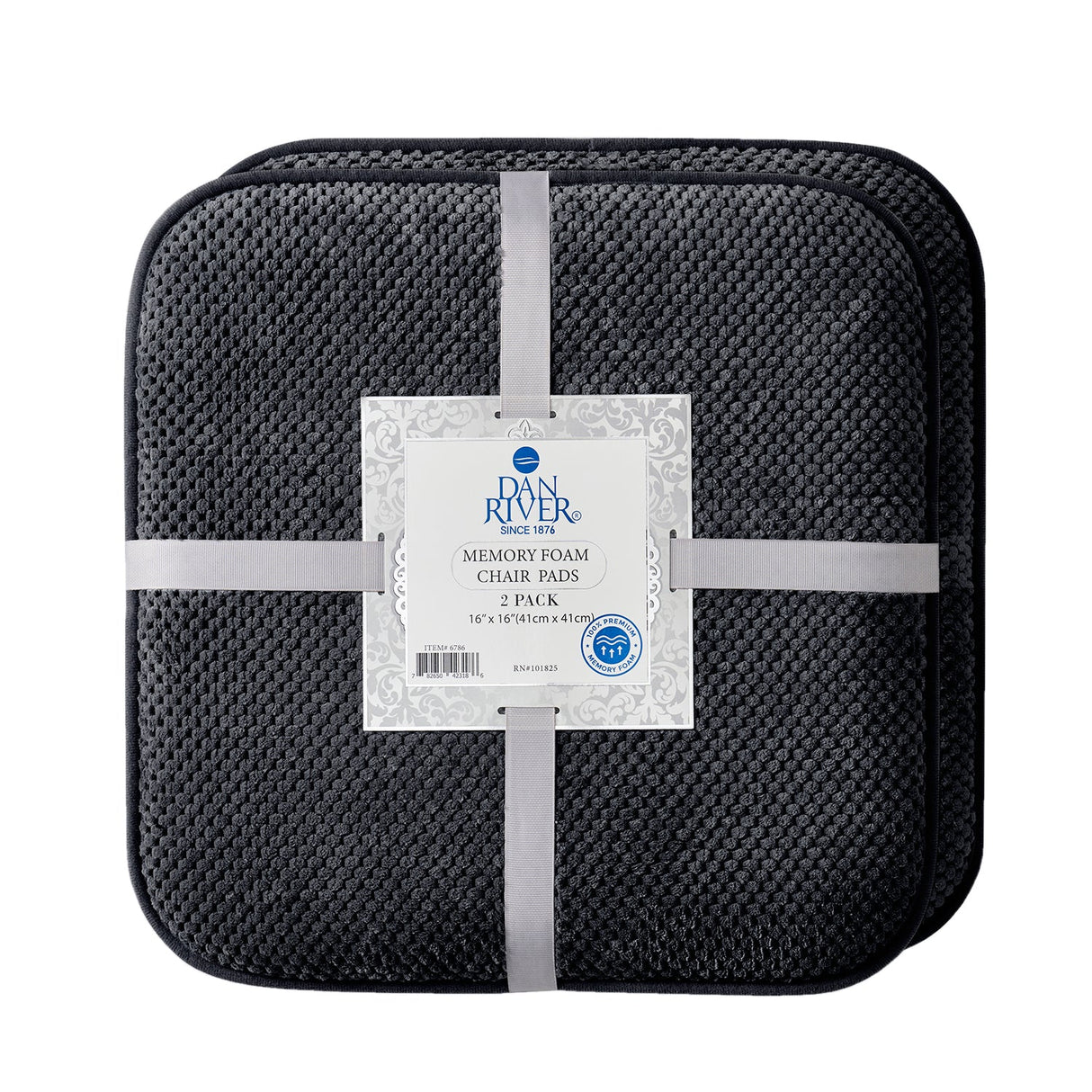 Dan River 2-4 Pack Memory Foam Non-Slip 16x16'' Chair Cushion Pad from Bed Bath Fashions