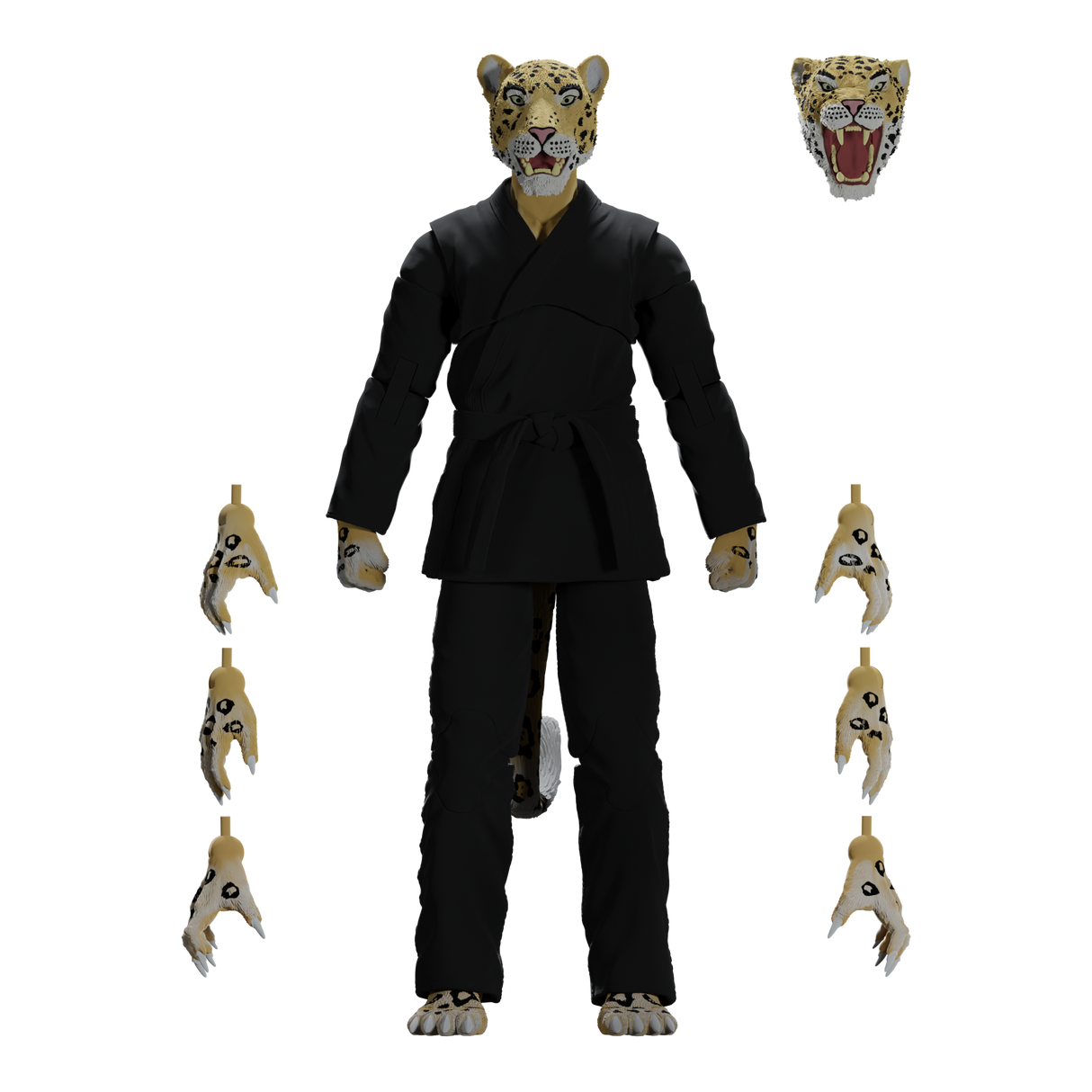 Zoo Jitsu Fighters Jairo the Jaguar Action Figure from Icon Heroes