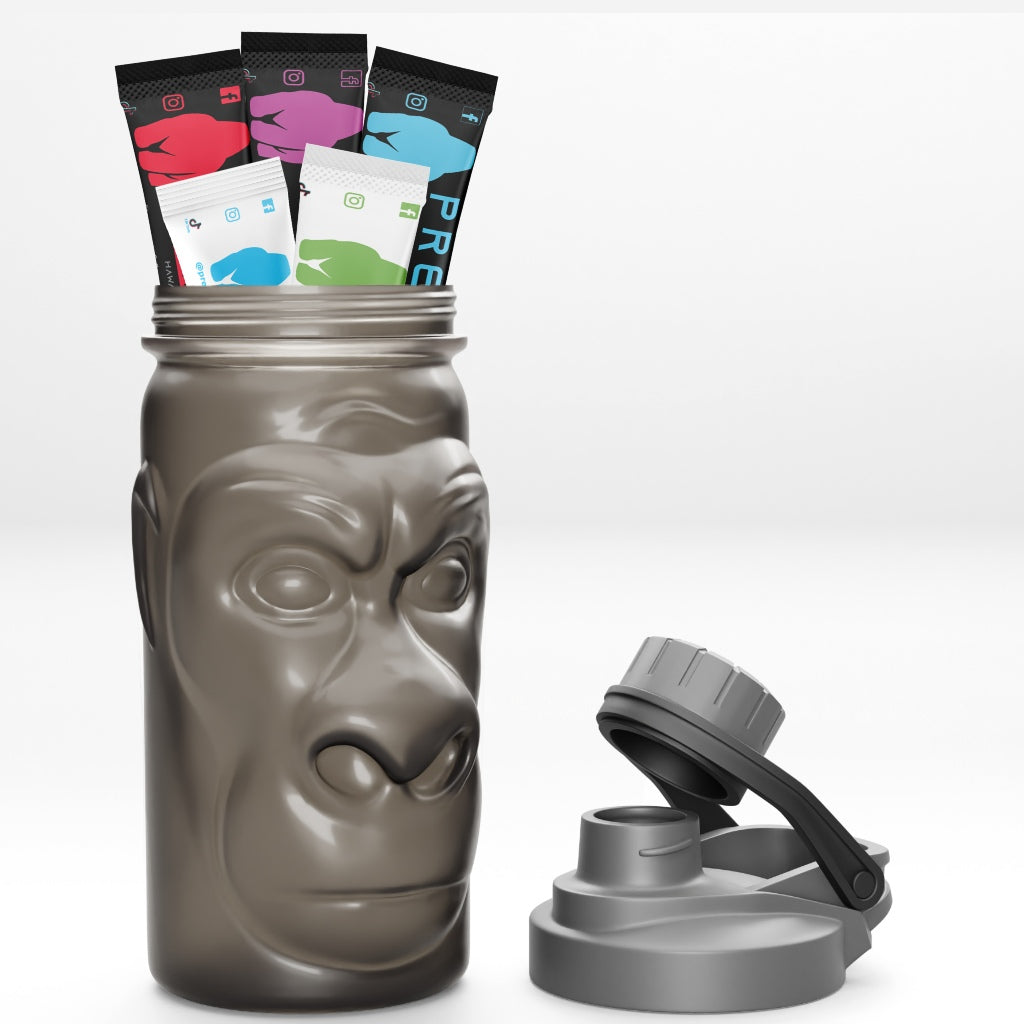 Harambe Shaker + FREE PREWORKOUT SAMPLES from Primal Strength & Balance
