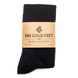 Solid Black Socks from No Cold Feet