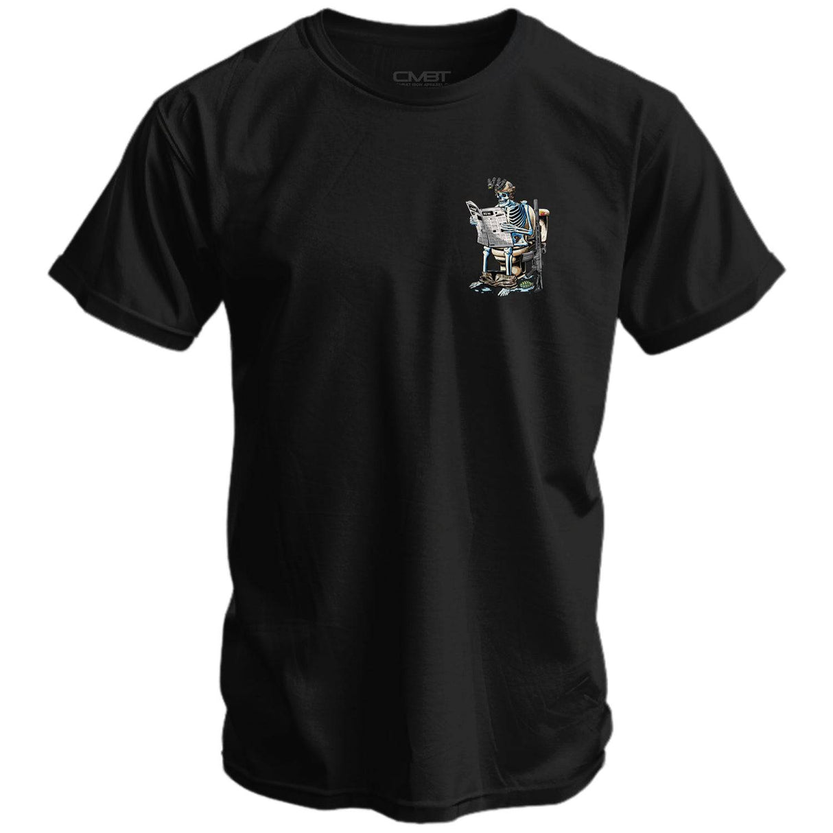 Fake News Reading Operator Men's T-Shirt From Combat Iron Apparel