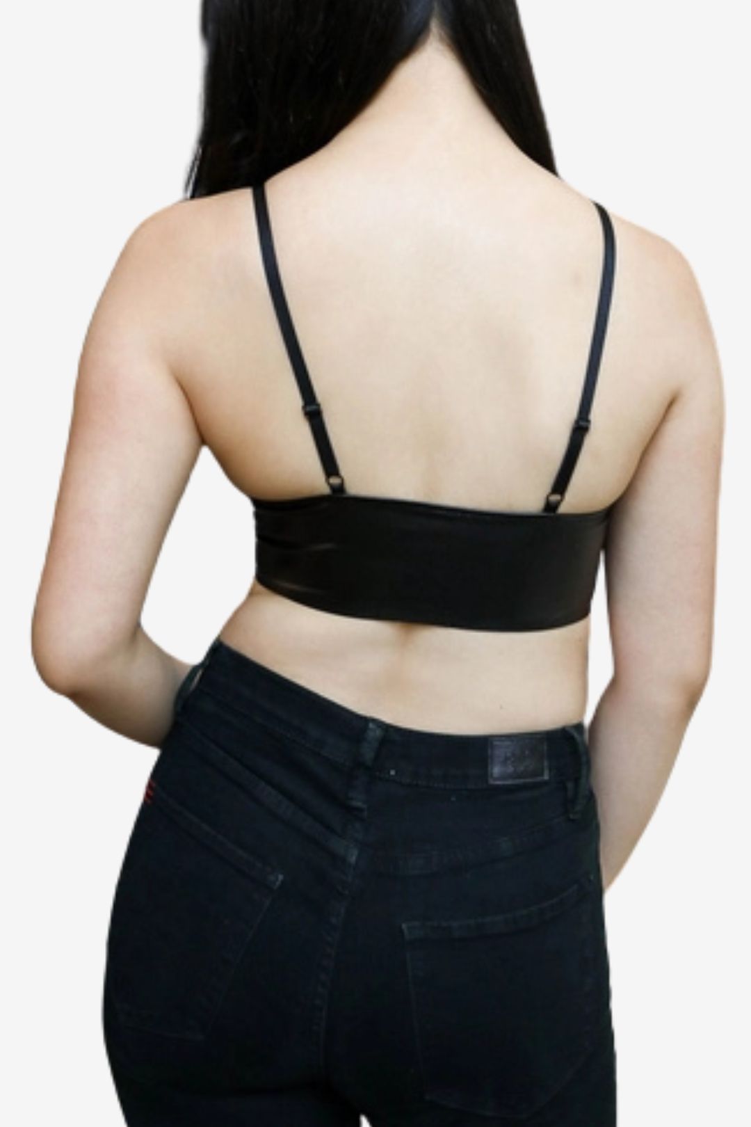 Nude Shade Faux Leather Bralette from Naked Rebellion