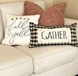 COVER ONLY: Gingham BUFFALO CHECK PILLOW COVER (no insert) From PillowPanels