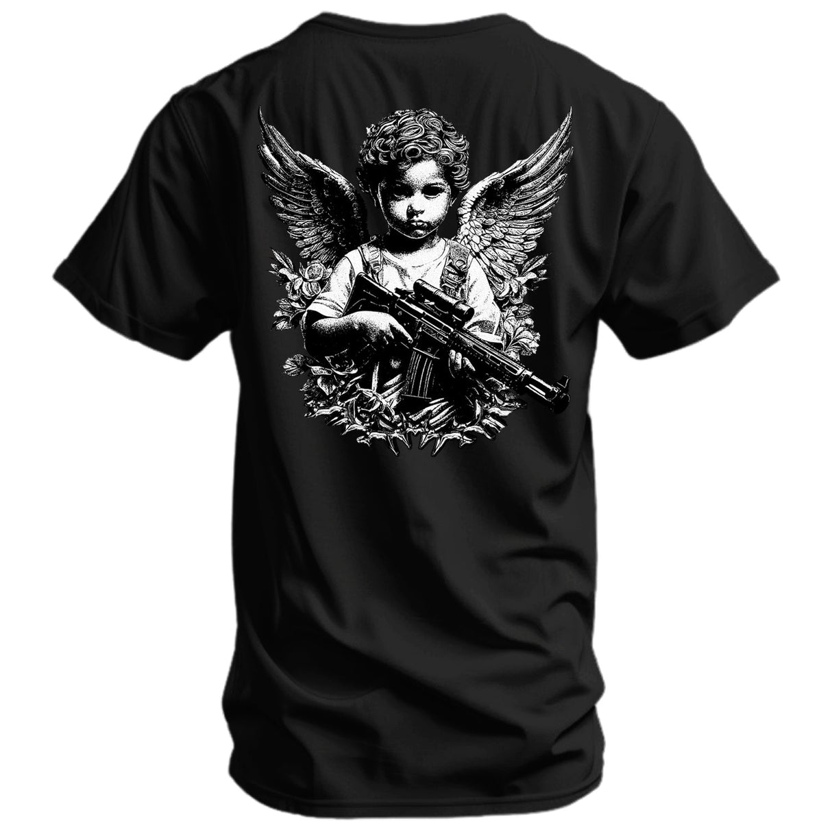 The Armed Guardian Angel Men's T-Shirt from Combat Iron Apparel