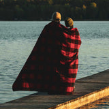 M33 - Camp Throw Blanket White Mountain Woolen from Minus33 Merino Wool Clothing